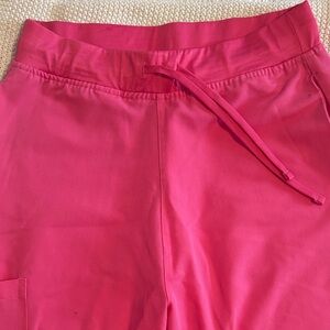 Pink scrub pants